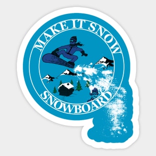 Snowboard Sticker